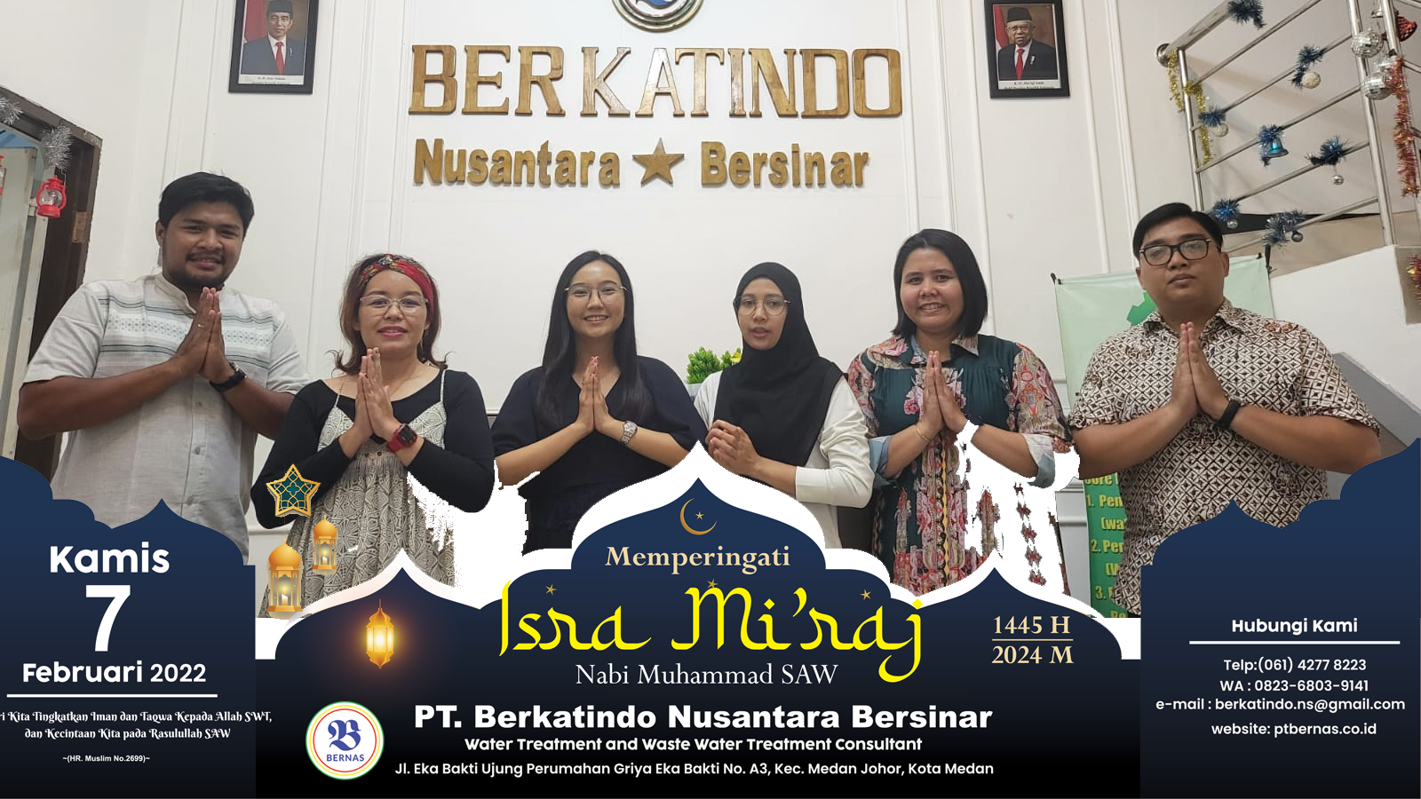 Selamat Memperingati Hari Isra Miraj Nabi Muhammad SAW 2024 Masehi/1445 H