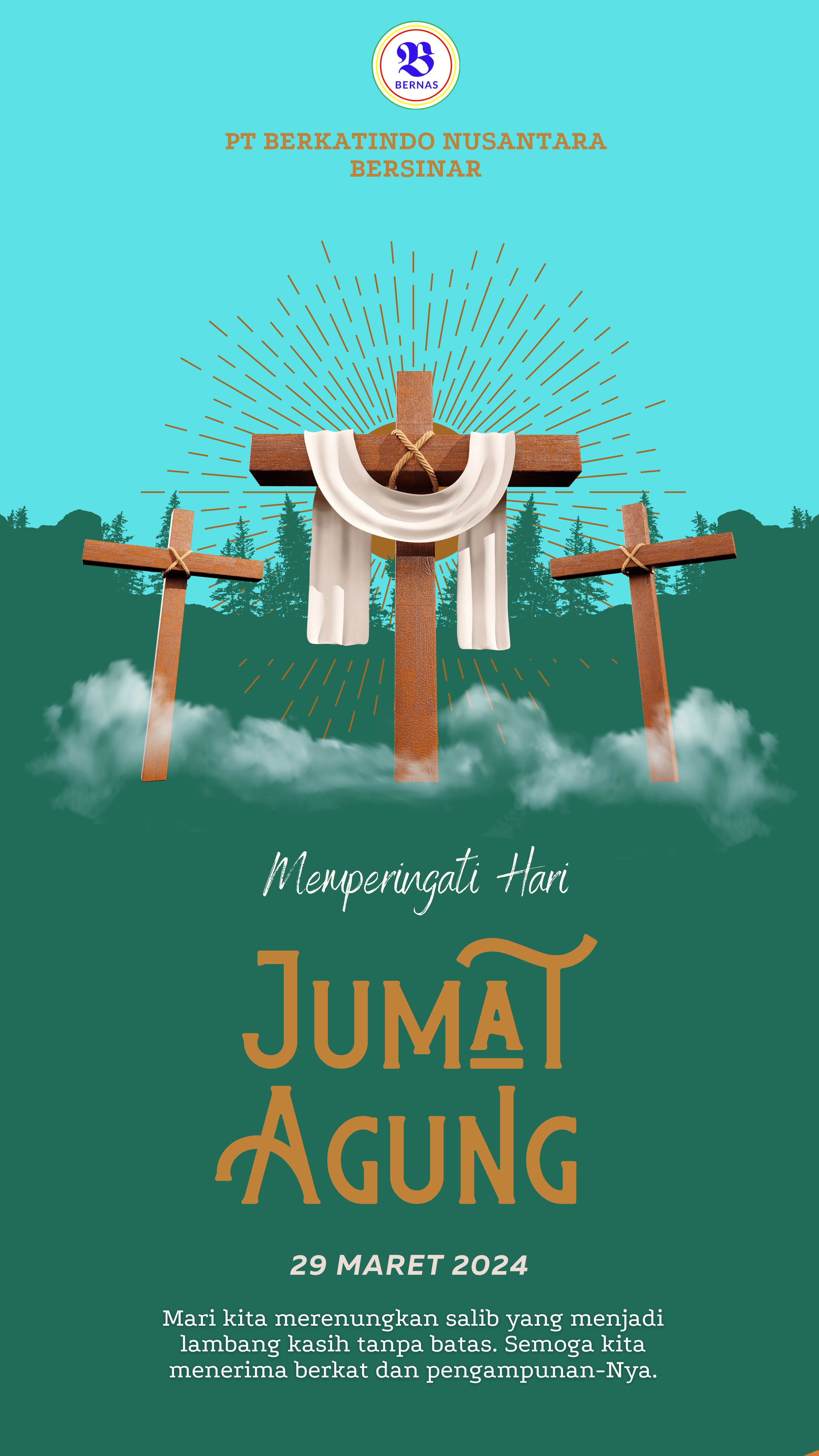 Memperingati Hari Jumat Agung wafatnya Yesus Kristus