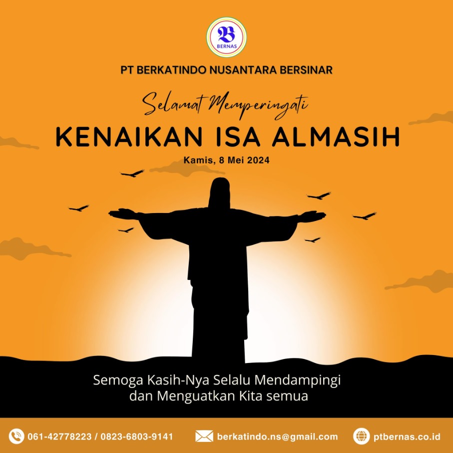 Selamat memperingati Kenaikan Isa Almasih kepada seluruh Umat Kristiani.